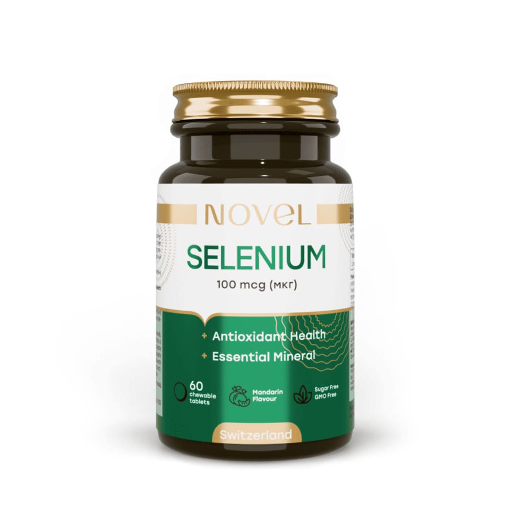 Витамины NOVEL Селен 100мкг табл. жев. №60