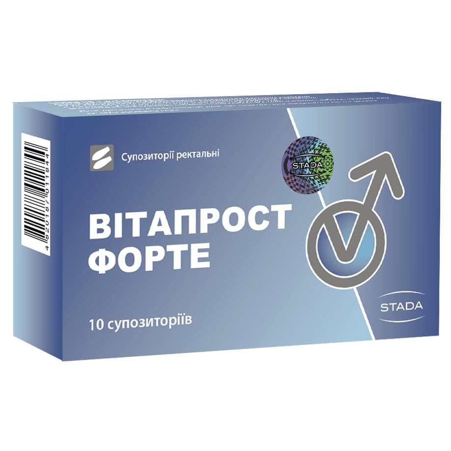 Вітапрост Форте суп. рект. №10