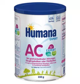 Смесь Humana АС Эксперт при детских желудочно-кишечных растройствах, коликах и запорах 350г