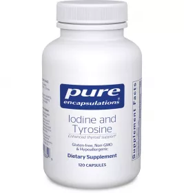 PURE Йод і L-Тирозин (225мкг/500мг) капс. №120