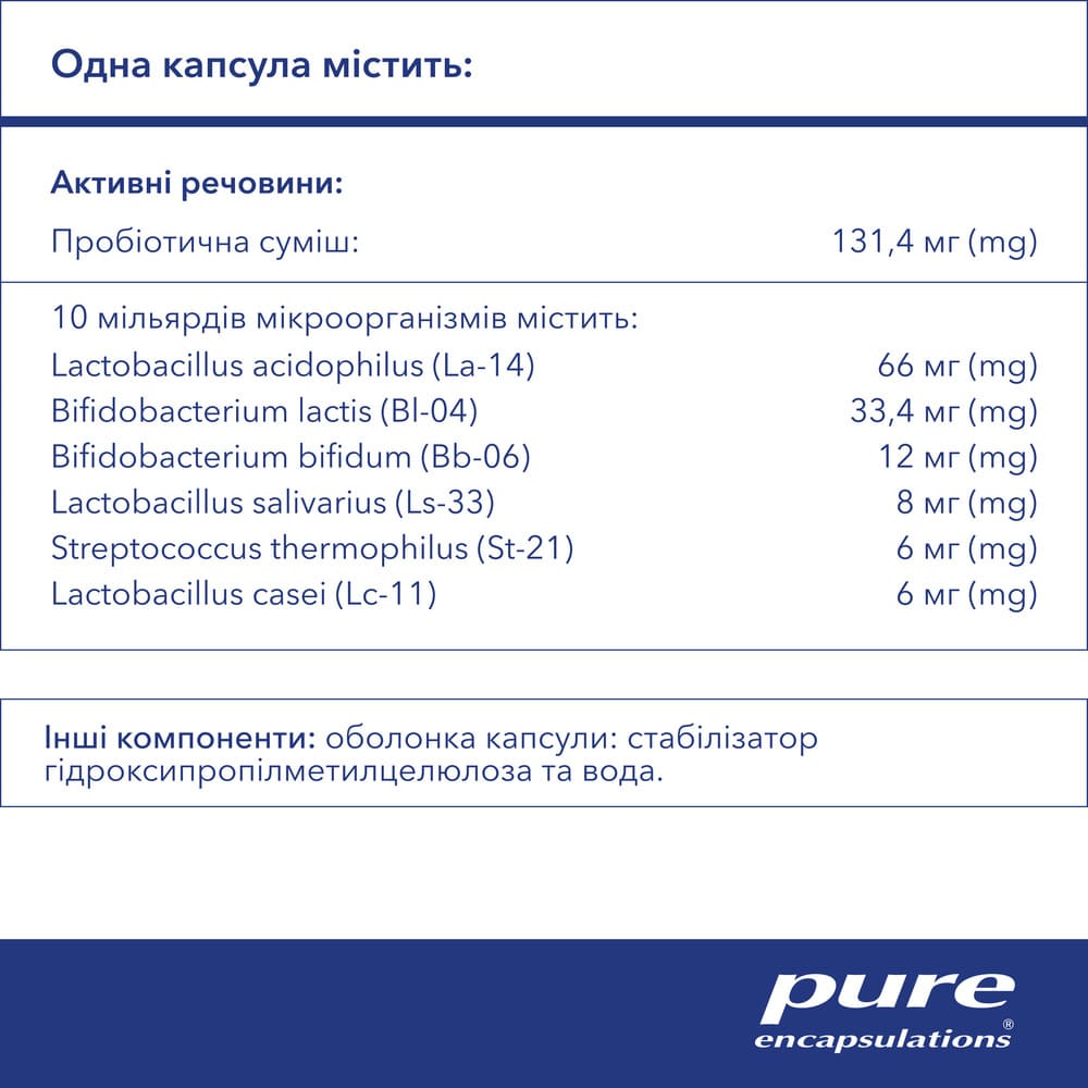 PURE Поліпребіотик банка 138г