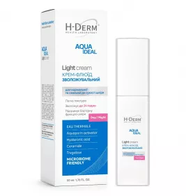 Крем-флюїд для обличчя H-Derm зволожувальний Aqua Ideal 50 мл
