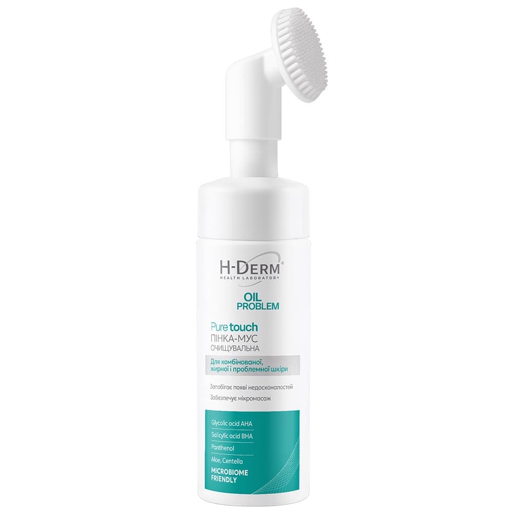 Пінка-мус для обличчя H-Derm Oil Problem очищувальна150 мл