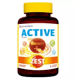 Зест Актив пастилки жеват. №60