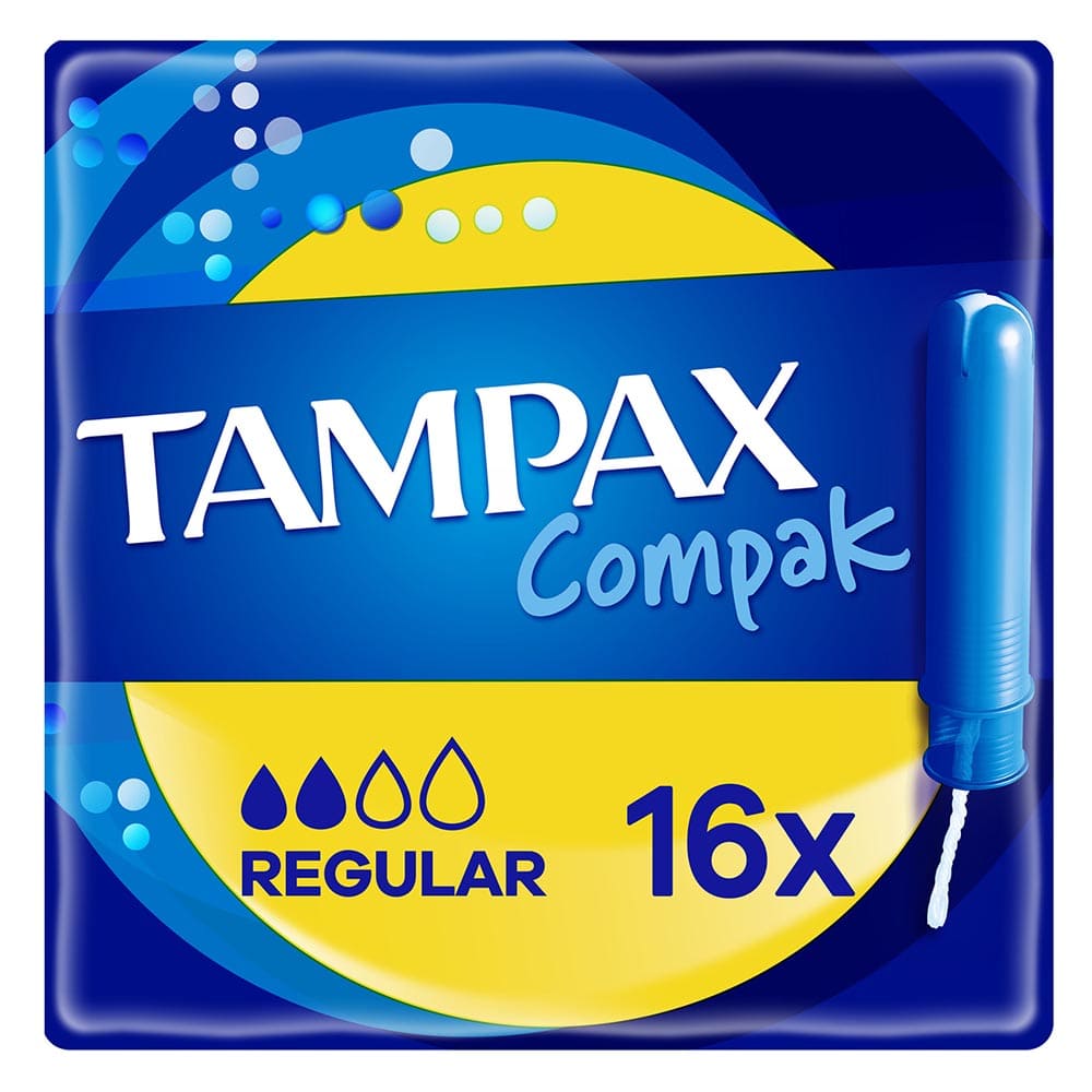 Тампони Tampax Compak Regular с аппликатором №16
