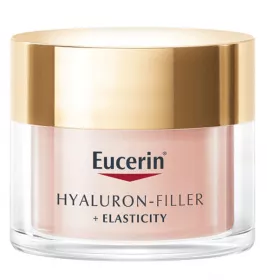 Крем для обличчя Eucerin 63803 Гіалурон-філлер + Еластісіті Денний для підвищення пружності та природного сяйва шкіри з SPF30 50 мл