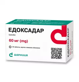 Едоксадар табл. вкр/пл. об. 60мг №30 Дарниця