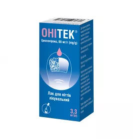 Онитек лак д/ногтей 80мг/г 3,3мл во флак. стекл.