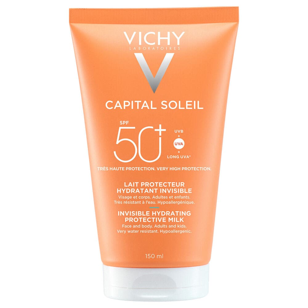 *Молочко Vichy Капиталь Солей Солнцезащитное увлажн для детей и взрослых SPF50+ 150 мл
