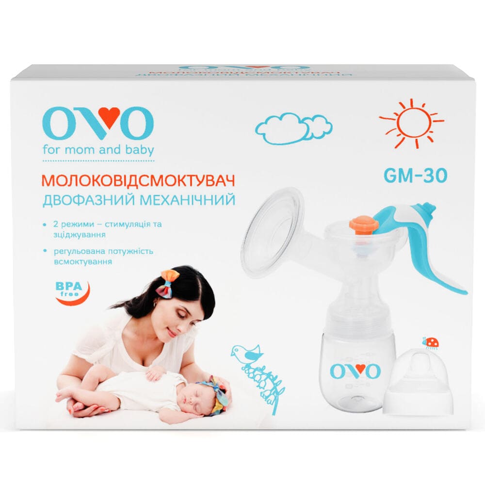 Молоковідсмоктувач OVO GM-30 механічний