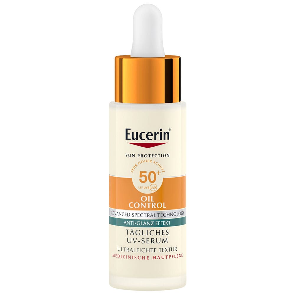 Сыворотка Eucerin 99554 Оил Контрол Солнцезащитная ультралегкая с матирующим эффектом SPF 50+30мл