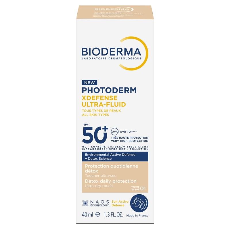 Флюїд Bioderma Фотодерм сонцнзахисний XDefense Ultra SPF 50+  тон 01 40 мл