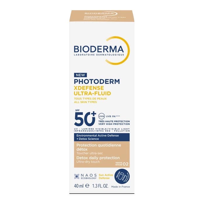 Флюїд Bioderma Фотодерм сонцнзахисний XDefense Ultra SPF 50+  тон 02 40 мл