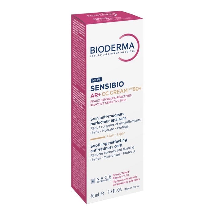 Крем для лица Bioderma AR+СС Сенсибио увл.светлый тон с SPF50+ 40 мл