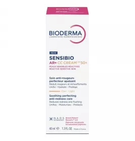Крем для лица Bioderma AR+СС Сенсибио увл.светлый тон с SPF50+ 40 мл