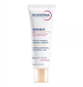 Крем для обличчя Bioderma AR+СС Сенсібіо зволожуючий світлий тон з SPF50+ 40 мл