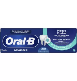 Зубная паста ORAL-B Advanced от зубного налета с очистительными кристаллами 75 мл