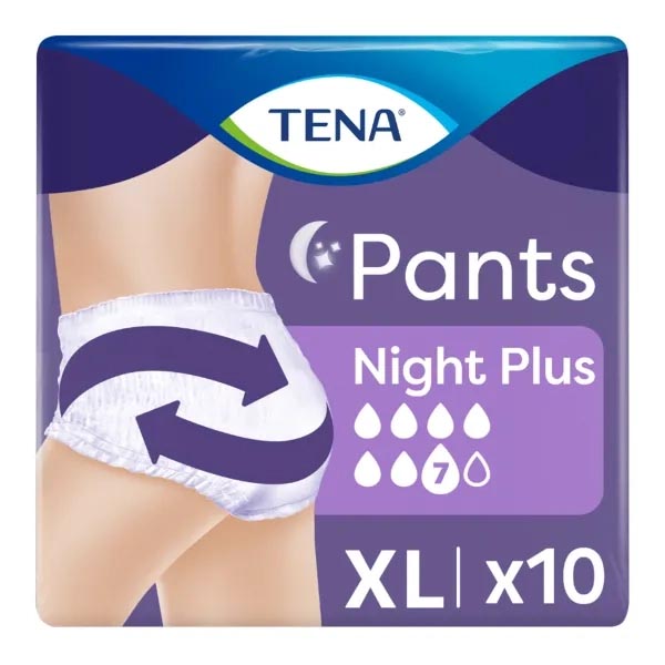 Трусики-підгузники TENA для дорослих Pants Plus Night XL №10