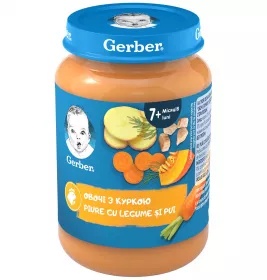 Пюре Gerber Овощи с курицей 190г