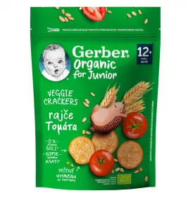 Крекери Gerber Органік пшеничні з томатом 100г