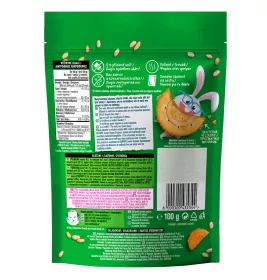 Крекеры Gerber Органик пшеничные с морковкой 100г
