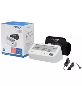 Тонометр Omron M3 Comfort AFib (HEM-7196-FLE) автоматичний з мережевим адаптером HHP-CM01