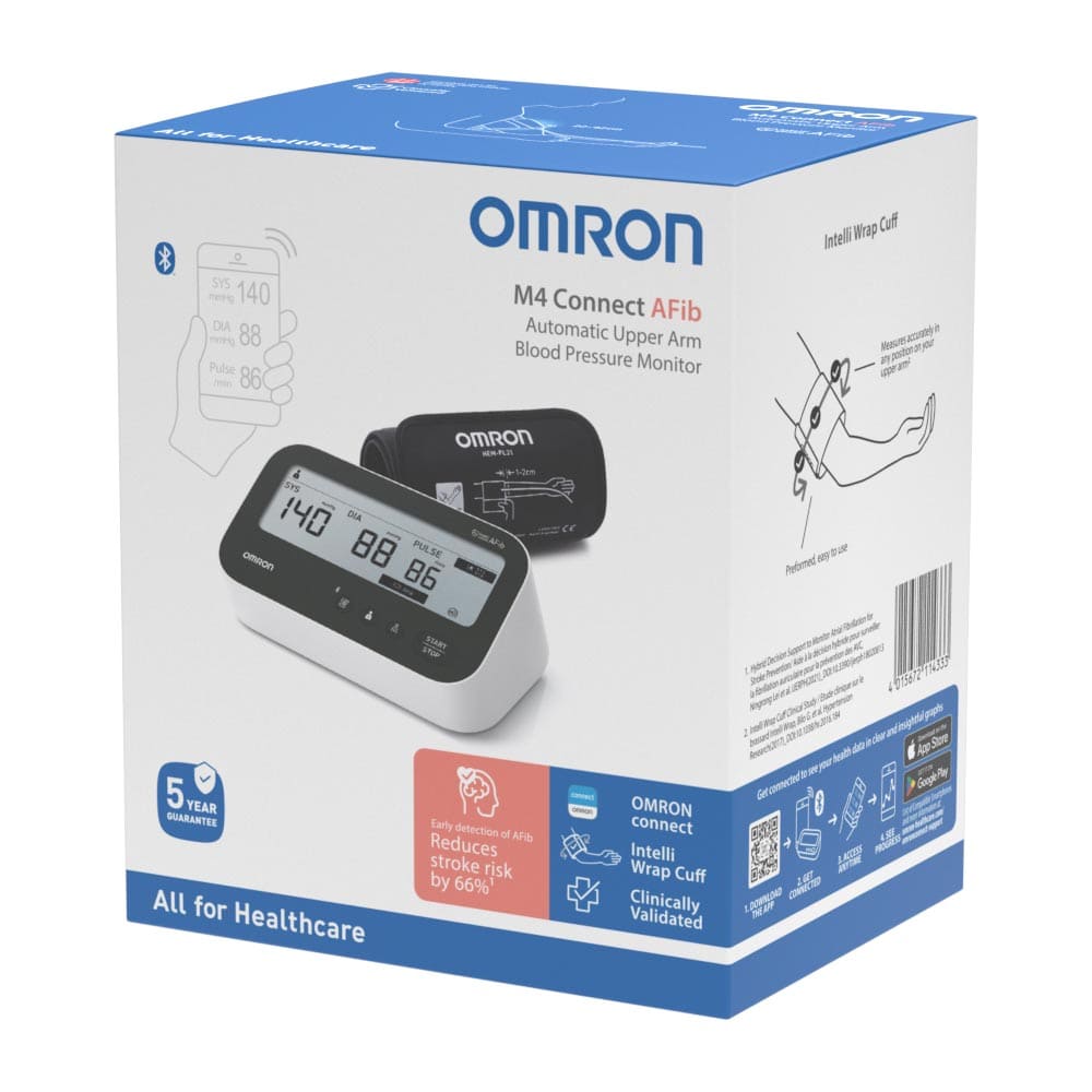 Тонометр Omron M4 Connect AF (HEM-7196T1-FLE) автоматический