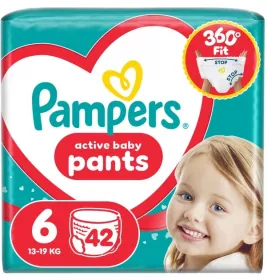 Підгузки-трусики Pampers Pants Giant (15+ кг) однор. Джамбо 42шт №1