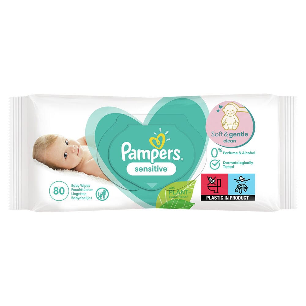 Салфетки влажные Pampers детские Sens №80 ПрепакКороб