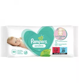 Салфетки влажные Pampers детские Sens №80 ПрепакКороб