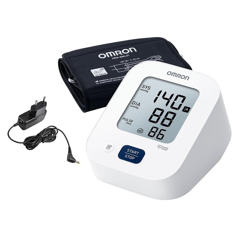 Тонометр Omron M2+ (HEM-7188-LЕ) автоматический с сетевым адаптером HHP-CM01