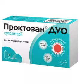 Проктозан ДУО суп.ректал. №10