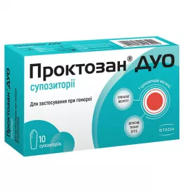 Проктозан ДУО суп.ректал. №10