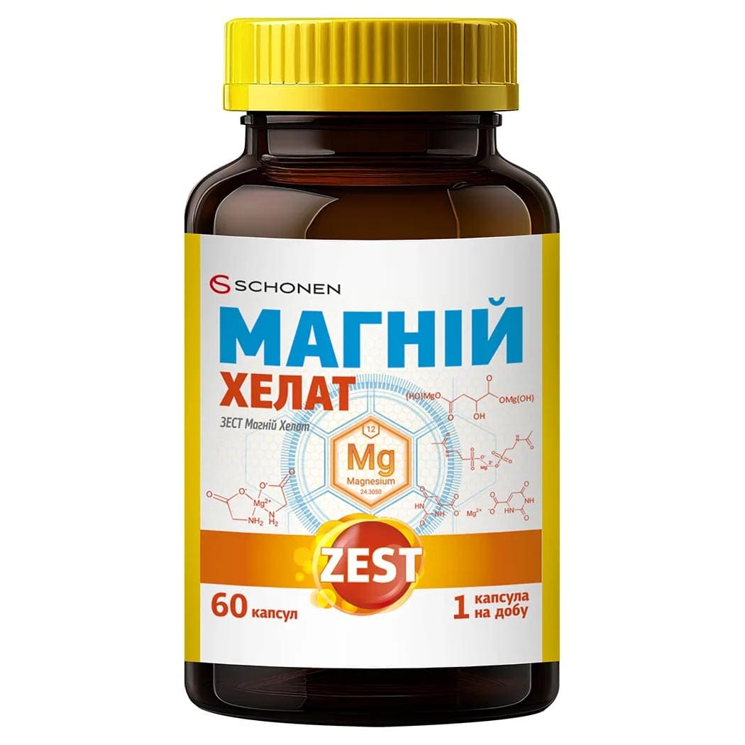 Зест Магній Хелат капс. №60