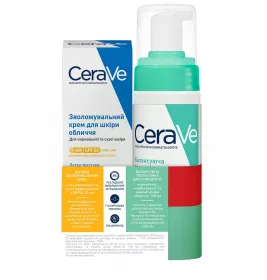 *Набір CeraVe денний крем SPF50 52 мл+пінка легка балансуюча 148мл (-50%) 2026