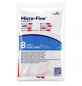 Шприц інсуліновий 1мл U-40 Embecta Micro-Fine 30G (0,30x8мм) №1