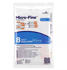 Шприц инсулиновый 0,3мл U-100 Embecta Micro-Fine 30G (0,30x8мм) №1