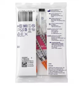 Шприц инсулиновый 0,5мл U-100 Embecta Micro-Fine 29G (0,33x12.7мм) №1