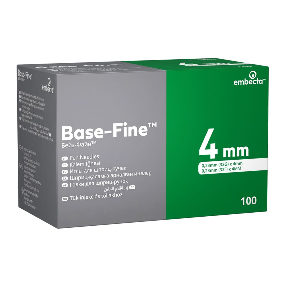 Голка для шприц-ручки Embecta Base-Fine 32G (0,23х4мм) №1