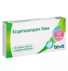 Есциталопрам-Тева табл. вкр/пл. об. 10мг №30