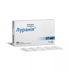 Лурания табл. п/пл. об. 37мг №28