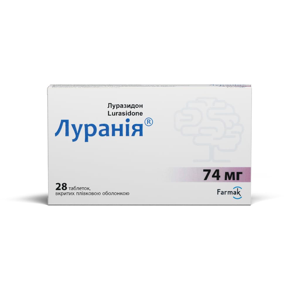 Лурания табл. п/пл. об. 74мг №28