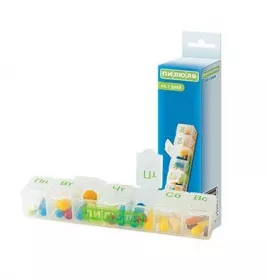 *Таблетниця Пілюля для ліків на 7 днів