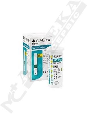 Тест-смужки Accu-Chek Актив для глюкометрів №50