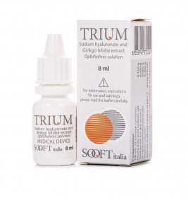 Тріум, краплі очні стерильні по 8 мл №1 