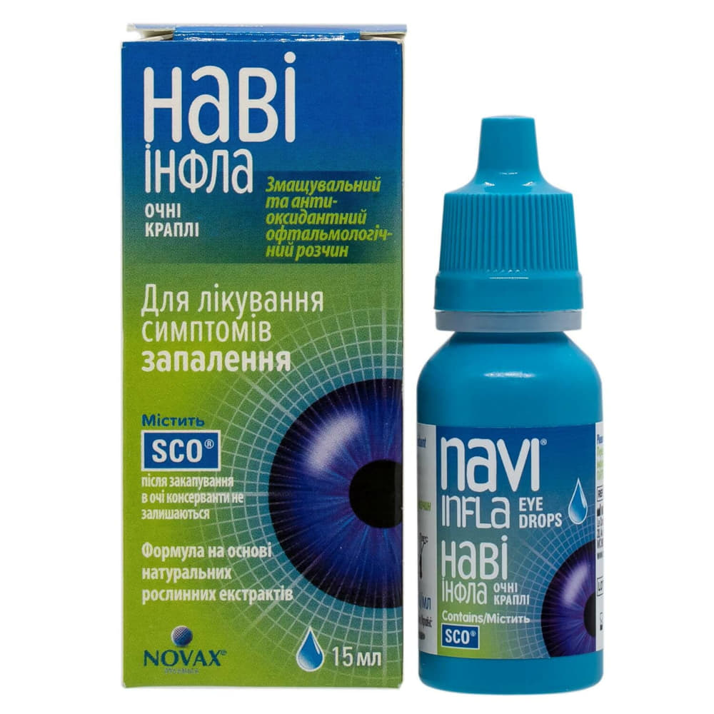 Наві Інфла краплі очні фл.15мл