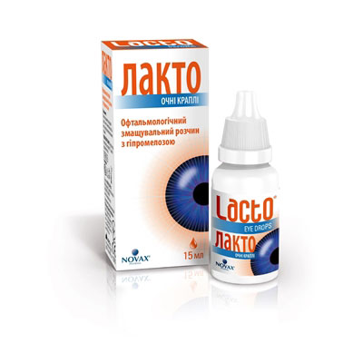 Лакто краплі очн. фл. 15мл