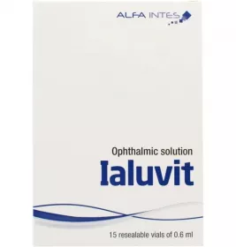 *Ялувит р-р офтал. IALUVIT фл. 0,6мл №15