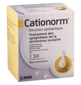 *Катіонорм емульсія краплі глазн.захисні конт.0,4мл №30