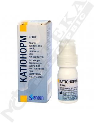 Катіонорм краплі очні захисні фл. 10мл